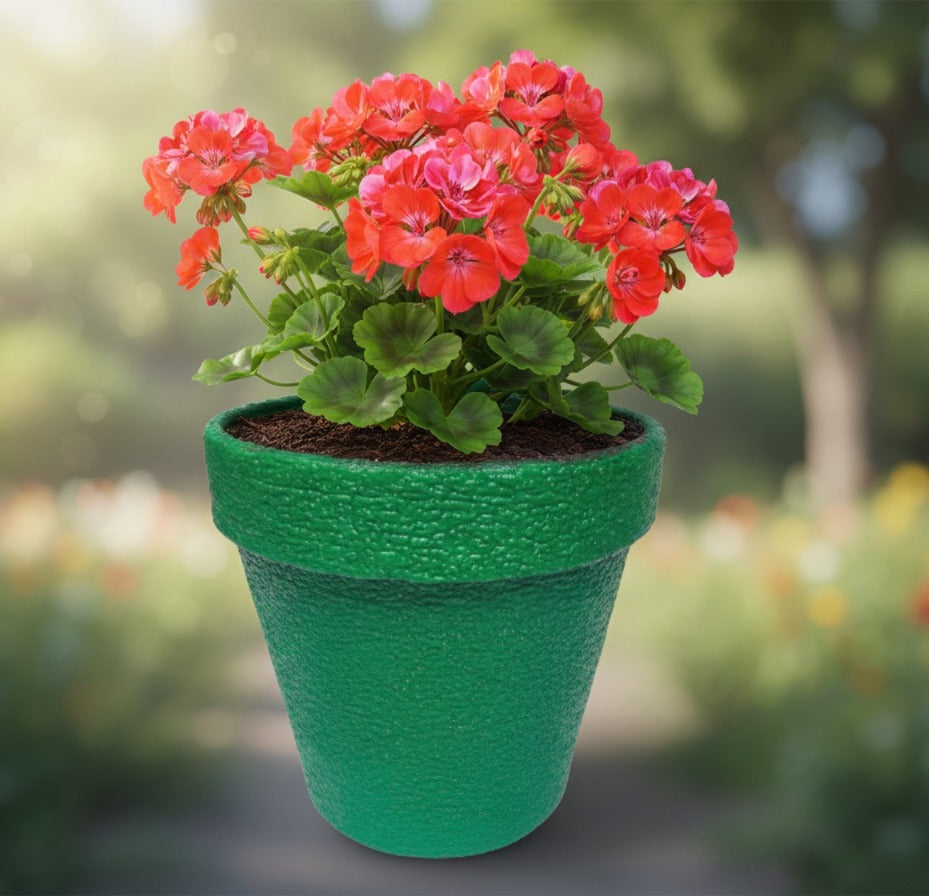 Plastic Fiber Pot Round Shape HNS-883