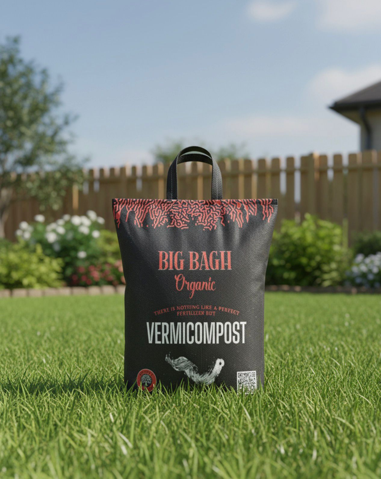 3kg white bag of Vermicompost/Organic Fertilizer