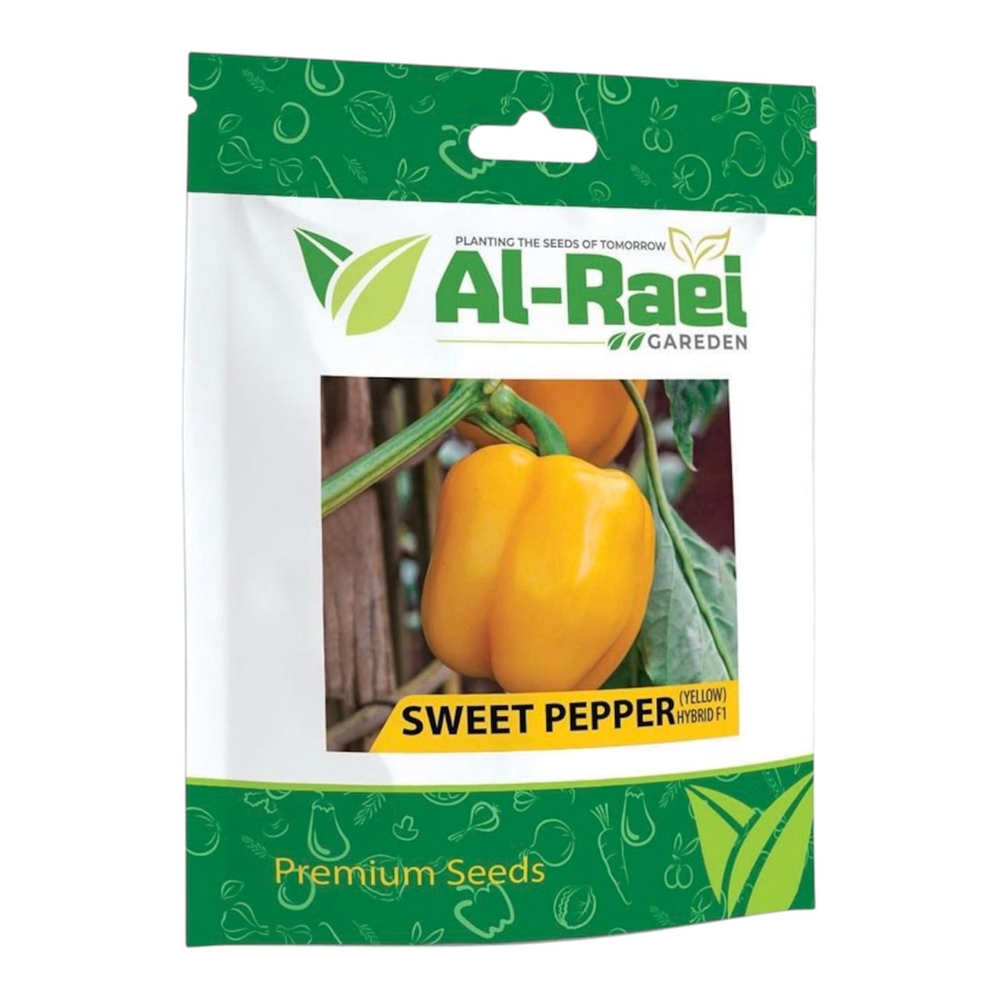 Al-Raei Yellow Sweet Pepper Seeds | Hybrid F1 Capsicum Seeds