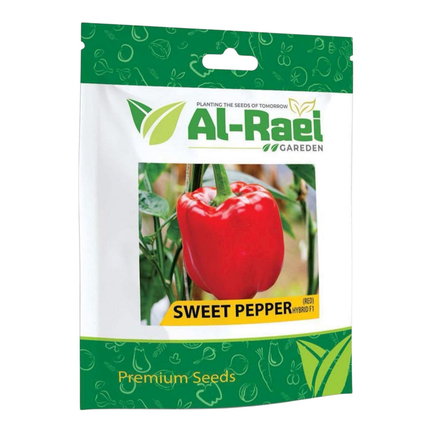 Al-Raei Red Sweet Pepper Seeds | Hybrid F1 Capsicum Seeds
