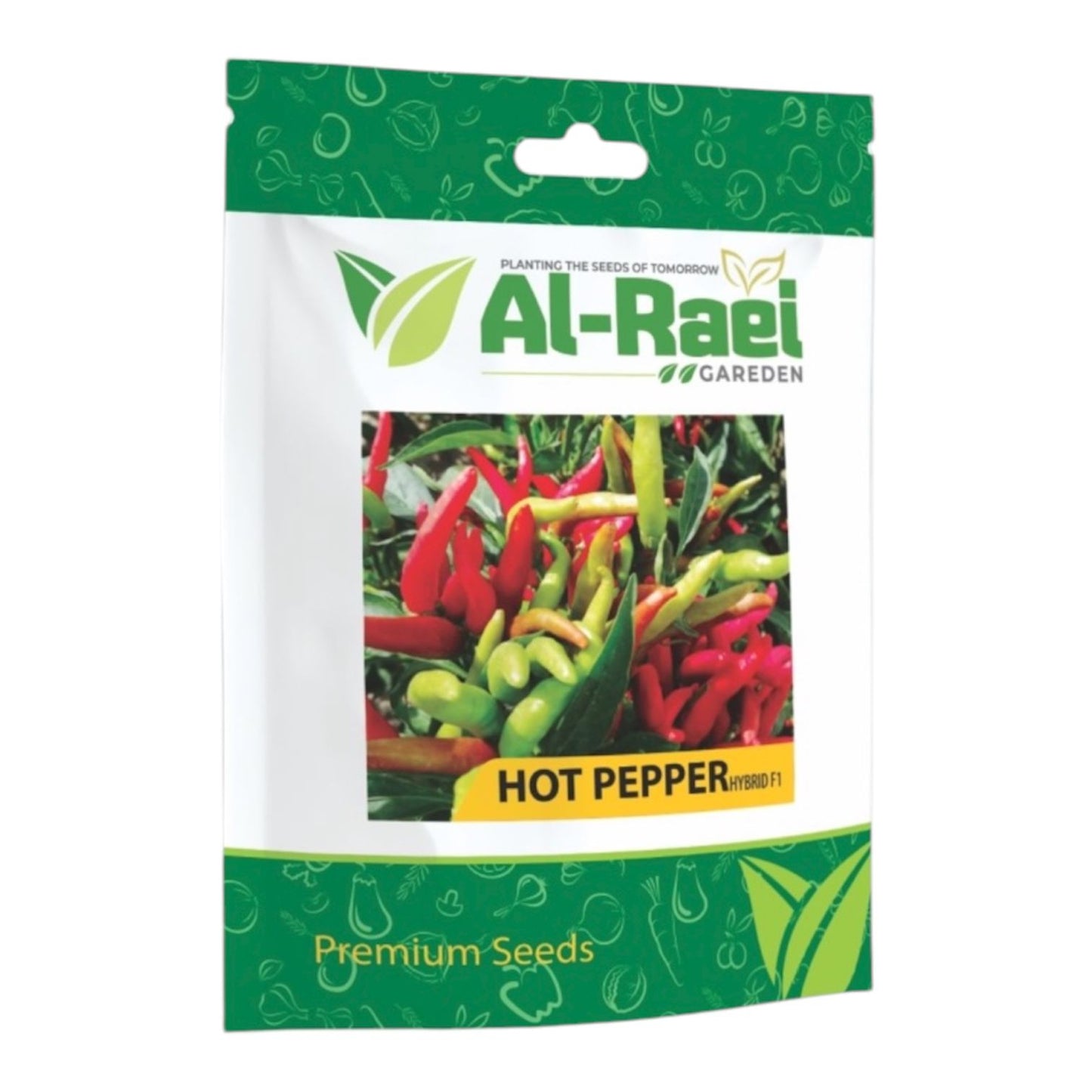 Al-Raei Hot Pepper (Upright) Hybrid F1 Seeds | High-Yield Chili Seeds
