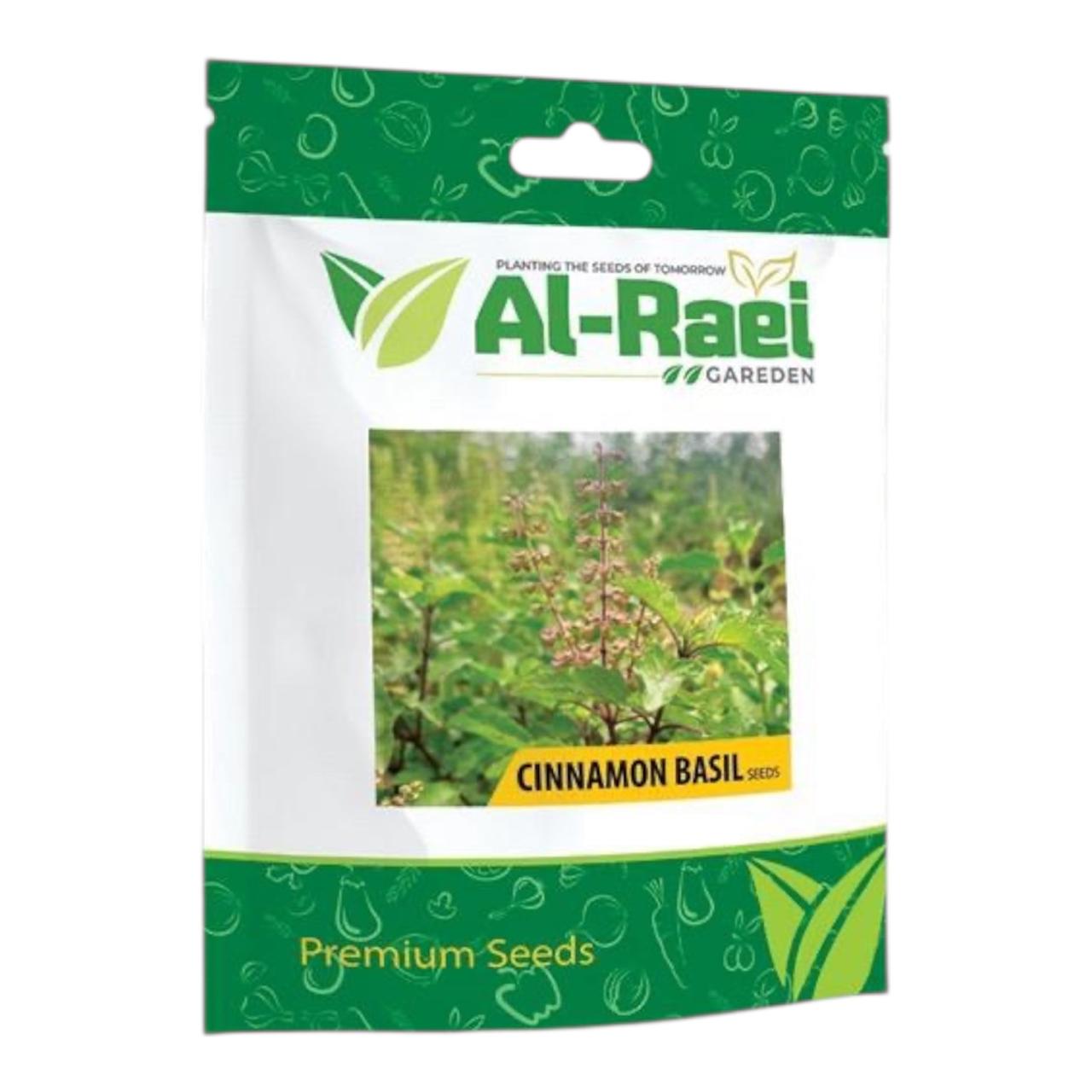 Al-Raei Cinnamon Basil Seeds | Premium Herb Seeds