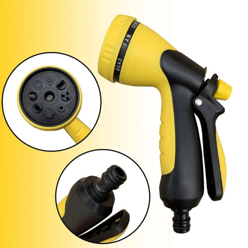 Yellow Shower – Practical Garden Hose Nozzle (2 Pattern Water Hose Sprayer)