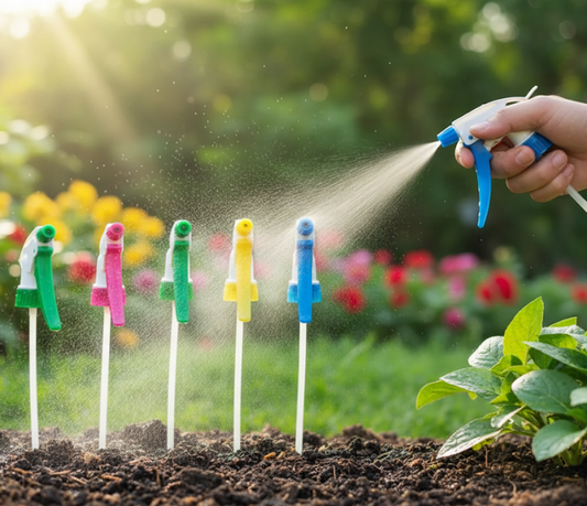 Imported Shower Head Bottle Nozzle (Packs of 5) - Vibrant & Versatile