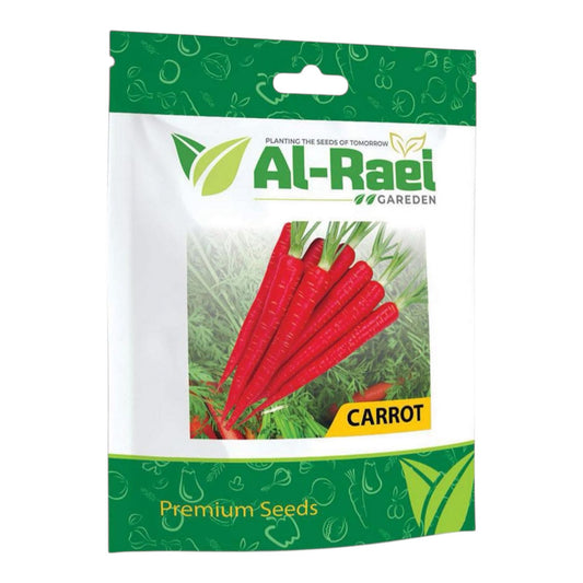 Al-Raei Premium Red Carrot Seeds | High-Yield Vegetable Seeds