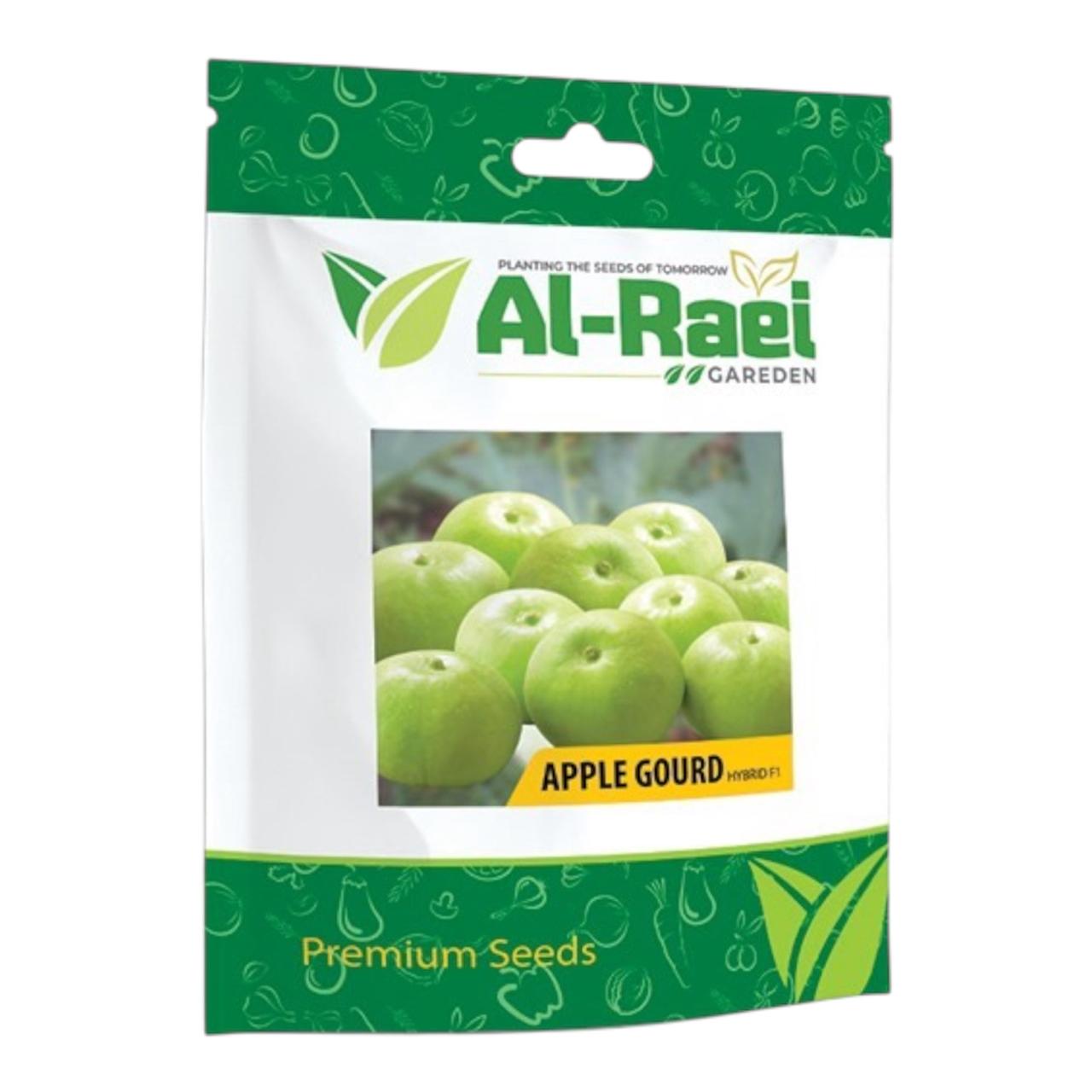 Al-Raei Apple Gourd (Desi Tinda) Hybrid F1 Seeds | High-Yield Summer Seeds