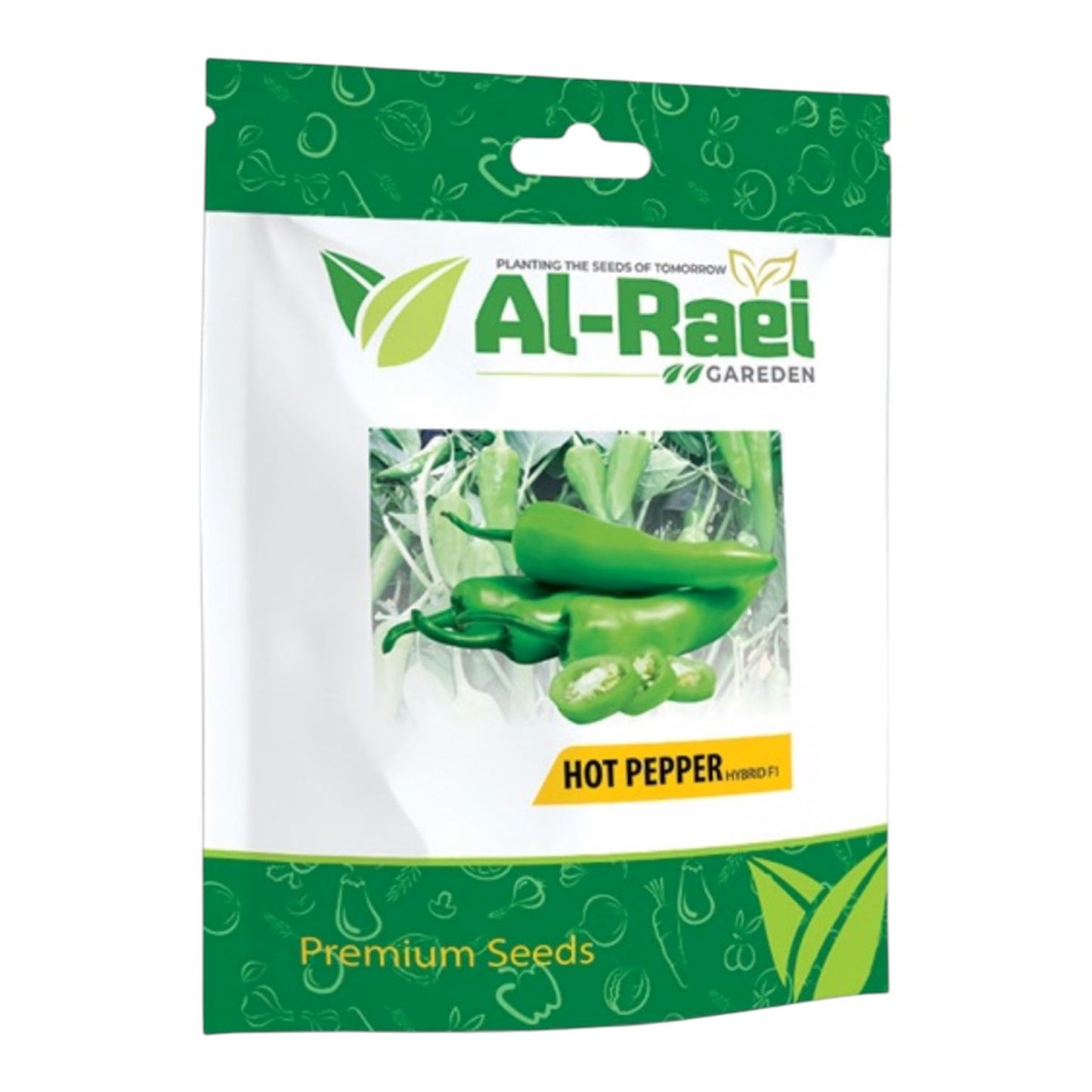 Al-Raei Jalapeño Hot Pepper Hybrid F1 Seeds | Premium Chili Seeds