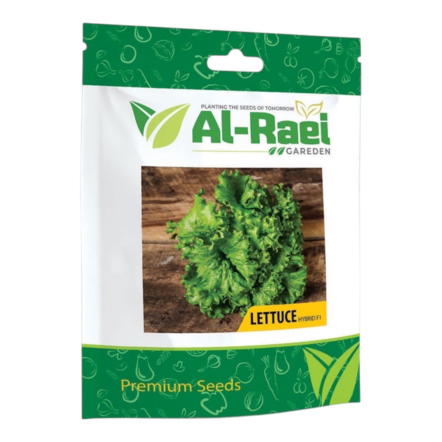 Al-Raei Green Lettuce Hybrid F1 Seeds | Premium Salad Seeds