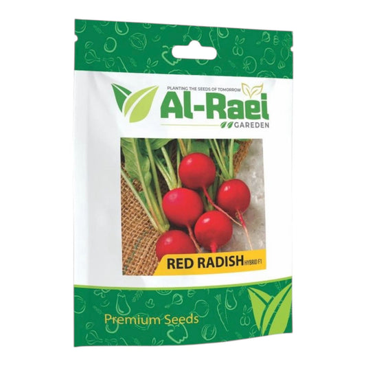 Al-Raei Red Radish (Lal Mooli) Hybrid F1 Seeds | Premium Winter Seeds