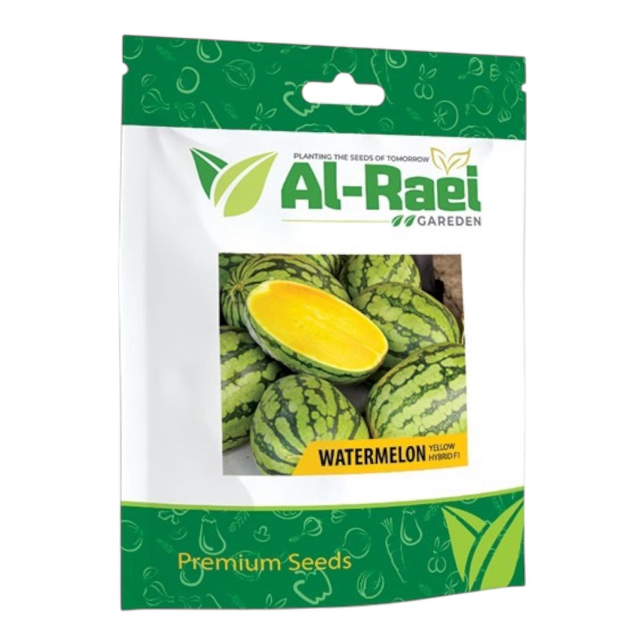 Al-Raei Yellow Anarkali Watermelon Hybrid F1 Seeds | Premium Fruit Seeds