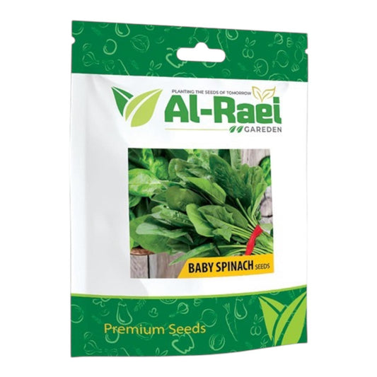 Al-Raei Baby Spinach (Palak) Seeds | Premium Winter Seeds