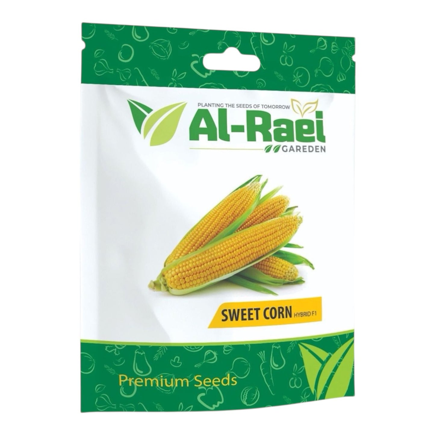 Al-Raei Sweet Corn Hybrid F1 Seeds | Premium Vegetable Seeds