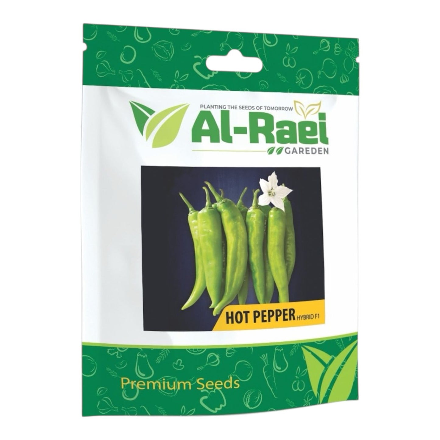 Al-Raei Hot Pepper (Chilli) Hybrid F1 Seeds | Premium Chilli Seeds