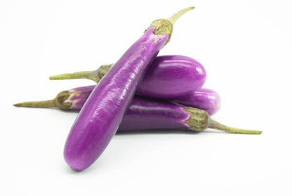 Brinjal Purple Long (لمبا ارغوانی بینگن) Hybrid F1 Seeds | Al-Raei Premium Quality